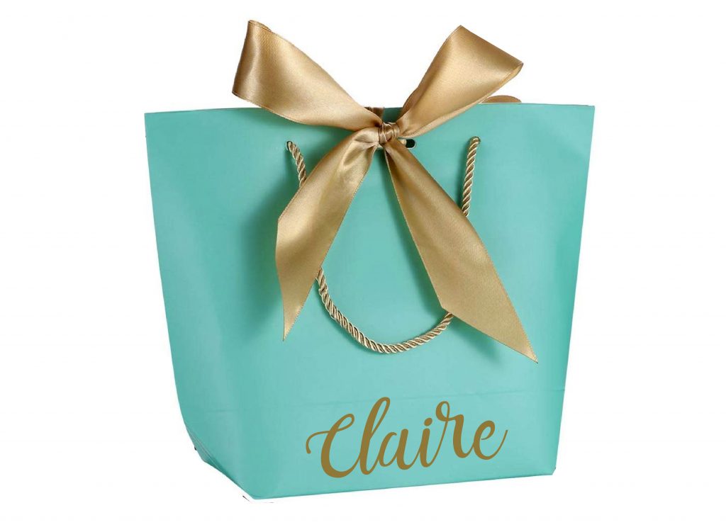 Mint Personalised Gift Bag