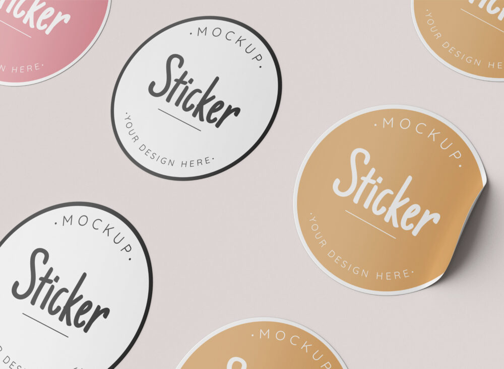 Circle Gloss Stickers