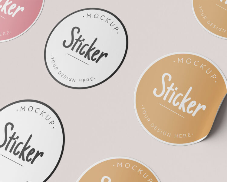 Circle Gloss Stickers